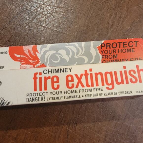 Vintage Chimfex Chimney Fire Extinguisher New Open box - Picture 4 of 11